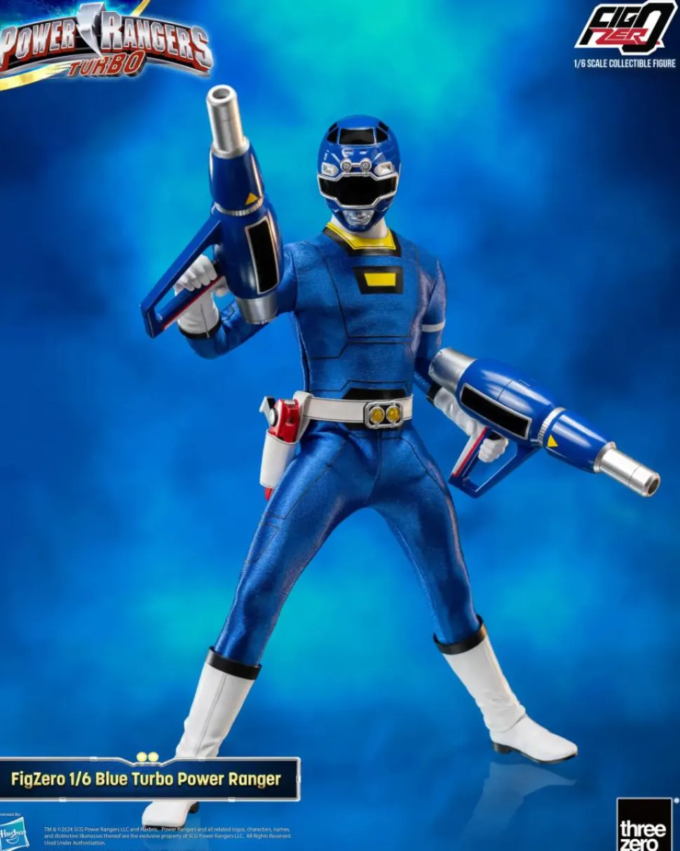 Power Rangers Turbo - Blue Turbo FigZero 1/6th Scale Action Figure