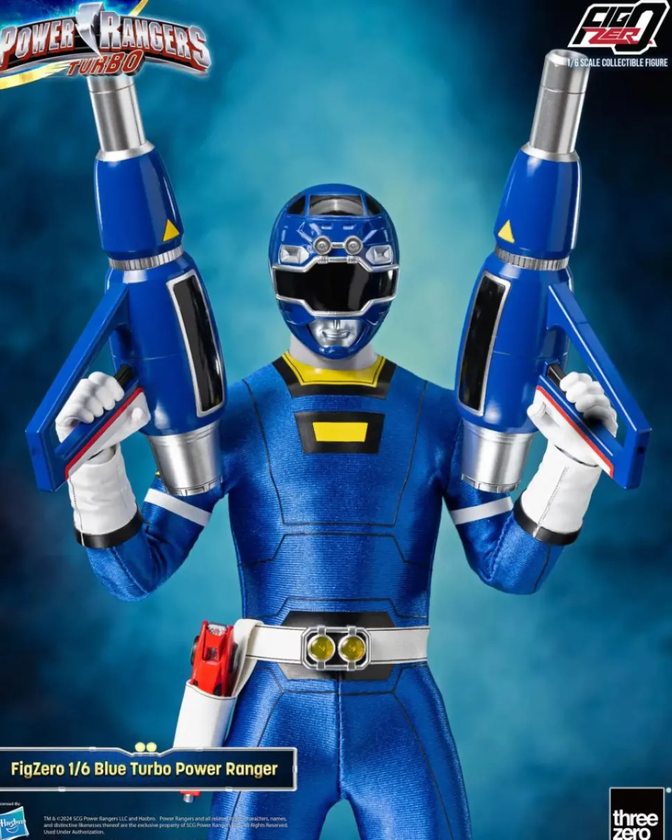 Power Rangers Turbo - Blue Turbo FigZero 1/6th Scale Action Figure
