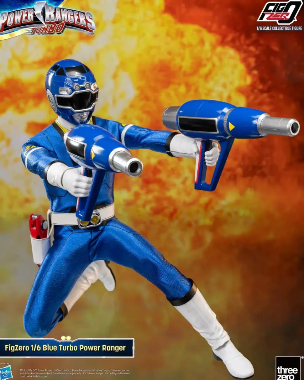 Power Rangers Turbo - Blue Turbo FigZero 1/6th Scale Action Figure