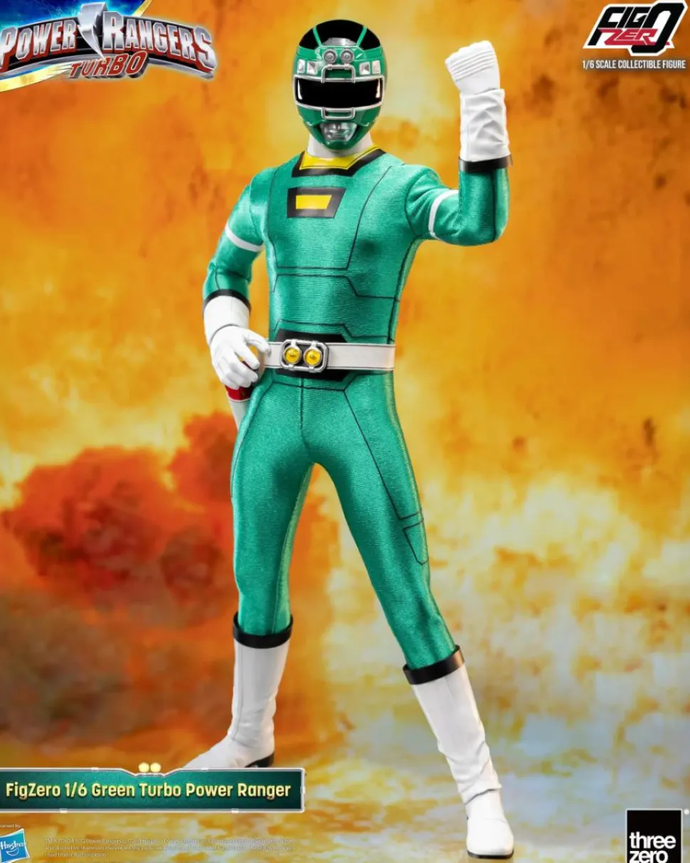 Power Rangers Turbo - Green Turbo FigZero 1/6th Scale Action Figure