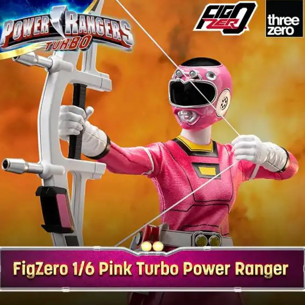 Power Rangers Turbo - Pink Turbo FigZero 1/6th Scale Action Figure