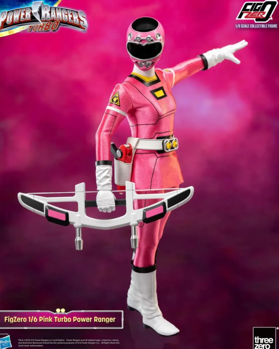 Power Rangers Turbo - Pink Turbo FigZero 1/6th Scale Action Figure