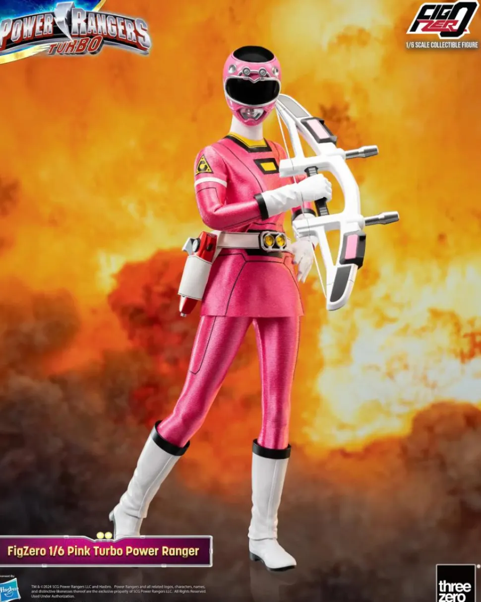 Power Rangers Turbo - Pink Turbo FigZero 1/6th Scale Action Figure