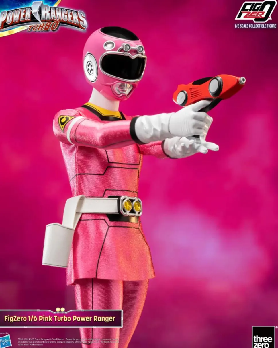 Power Rangers Turbo - Pink Turbo FigZero 1/6th Scale Action Figure
