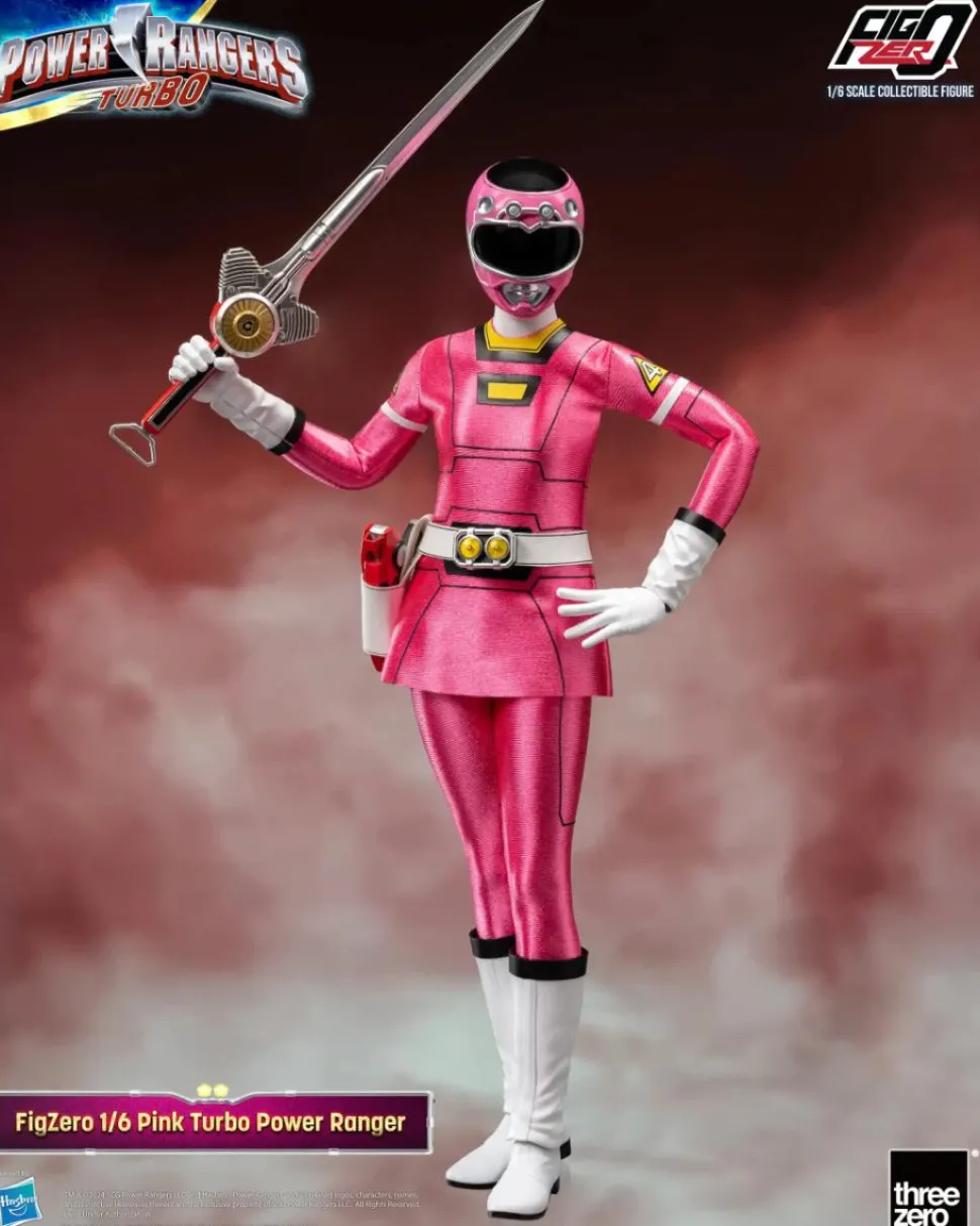 Power Rangers Turbo - Pink Turbo FigZero 1/6th Scale Action Figure