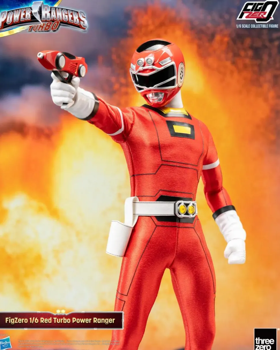 Power Rangers Turbo - Red Turbo FigZero 1/6th Scale Action Figure