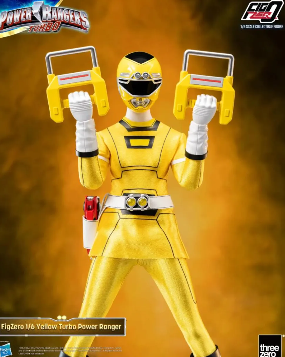 Power Rangers Turbo - Yellow Turbo FigZero 1/6th Scale Action Figure