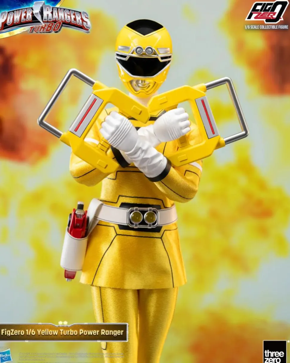 Power Rangers Turbo - Yellow Turbo FigZero 1/6th Scale Action Figure