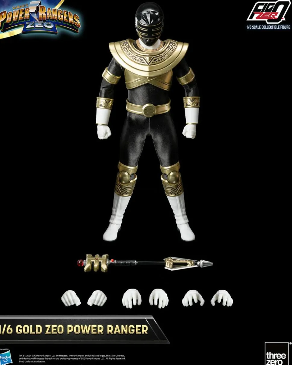 Power Rangers Zeo - Gold Ranger FigZero 1/6th Scale Action Figure
