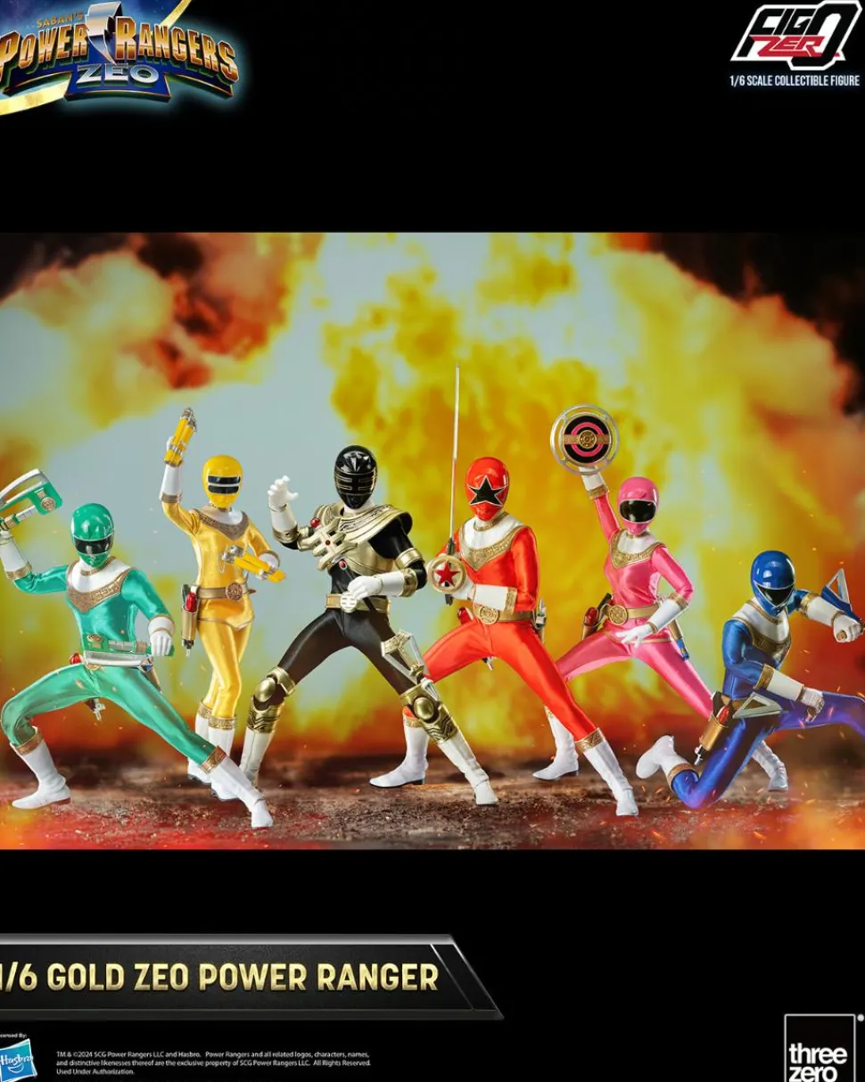 Power Rangers Zeo - Gold Ranger FigZero 1/6th Scale Action Figure