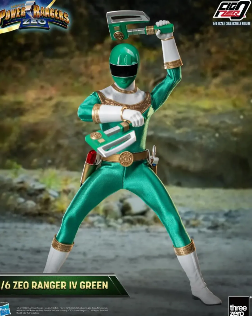 Power Rangers Zeo - Ranger IV Green FigZero 1/6th Scale Action Figure