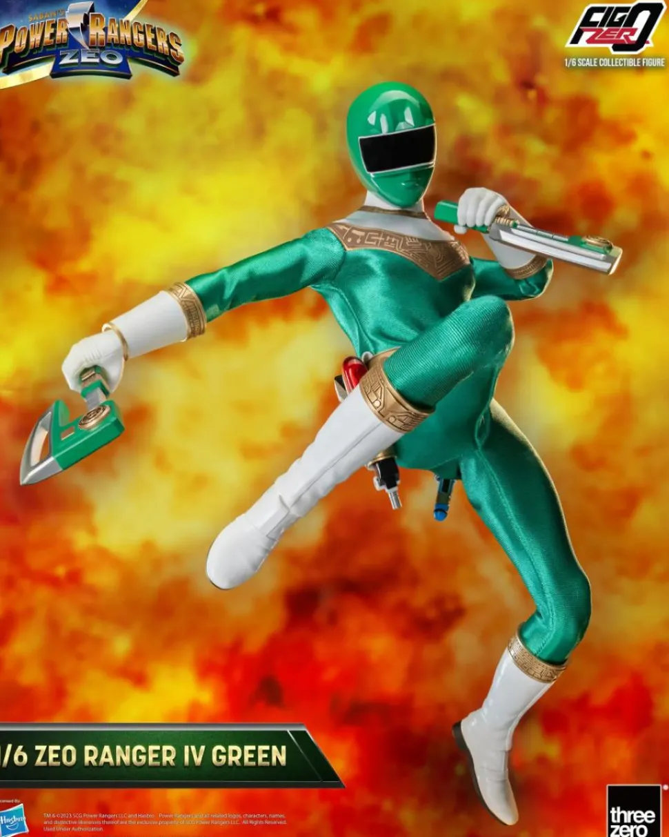 Power Rangers Zeo - Ranger IV Green FigZero 1/6th Scale Action Figure