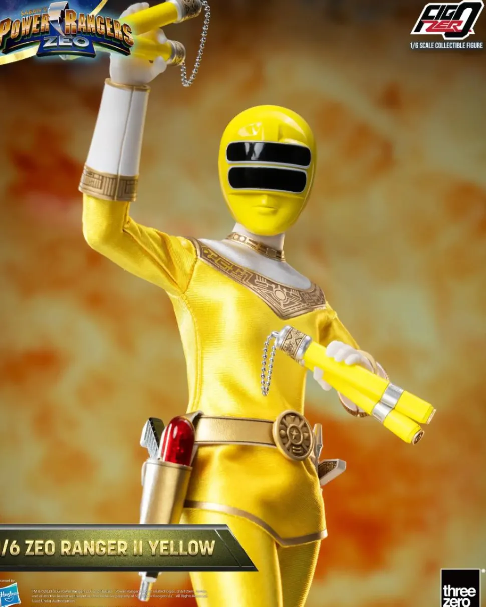 Power Rangers Zeo - Ranger II Yellow FigZero 1/6th Scale Action Figure