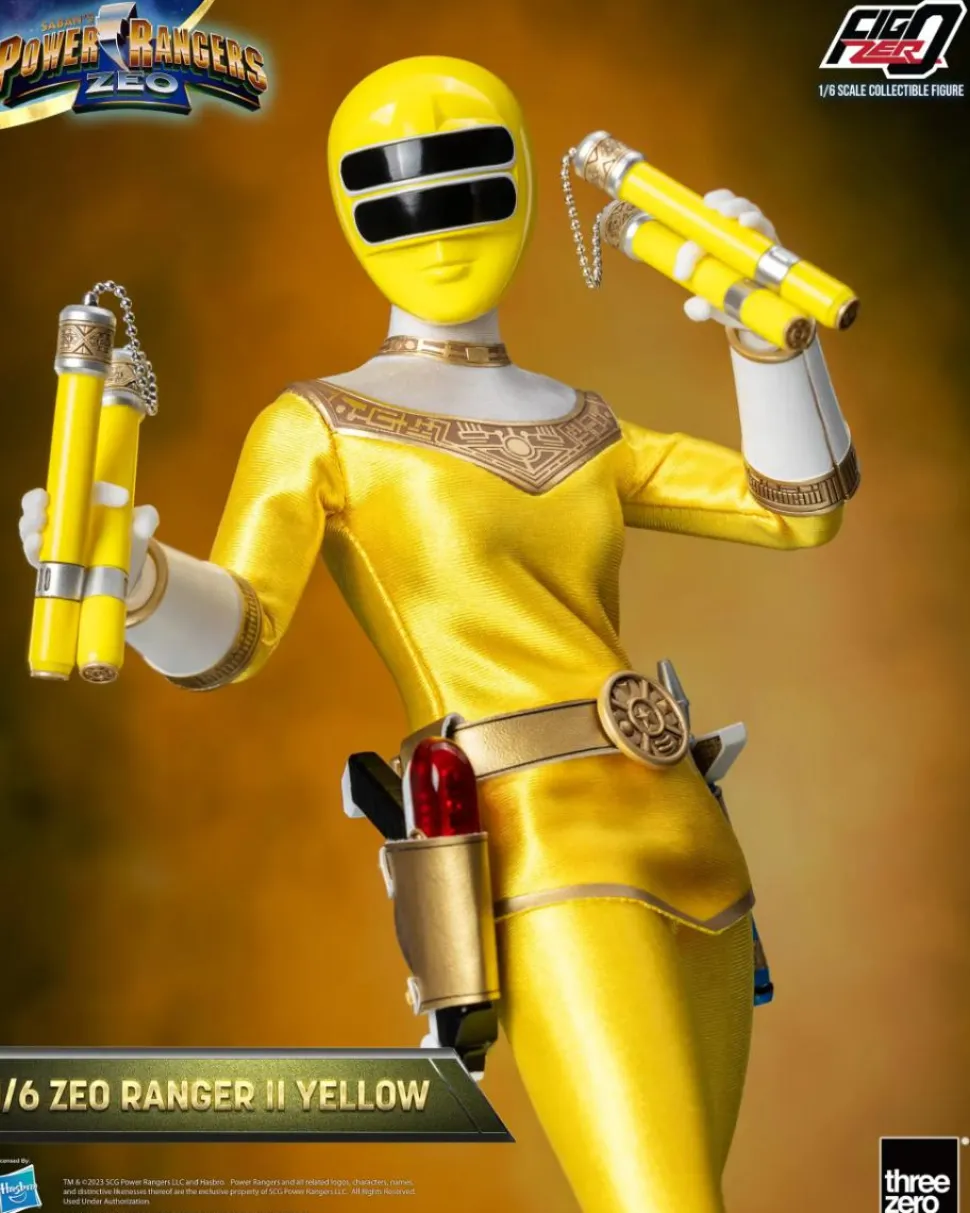 Power Rangers Zeo - Ranger II Yellow FigZero 1/6th Scale Action Figure