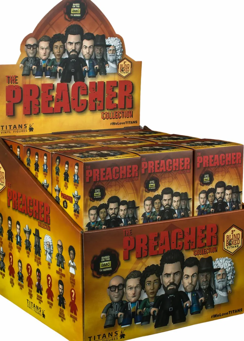 Preacher - Titans 3” Blind Box Vinyl Figures (Display of 18 Units)