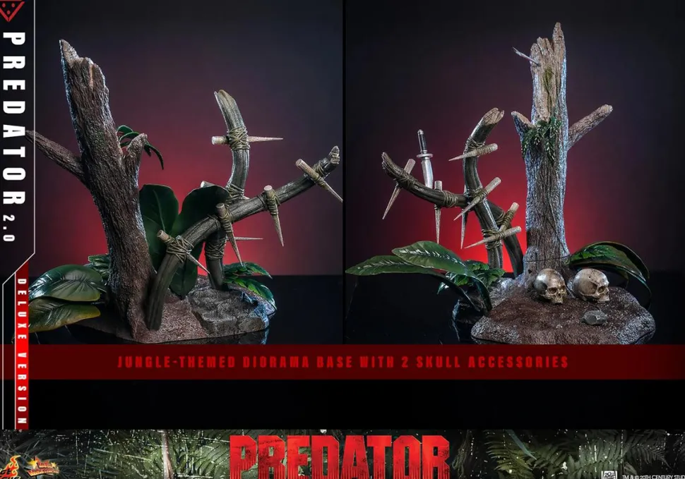 Predator (1987) - Predator (2.0) Deluxe Version 1/6th Scale Hot Toys Action Figure