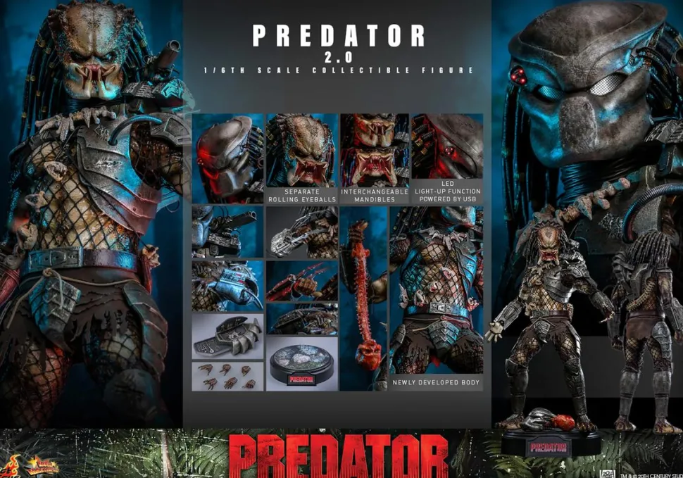 Predator (1987) - Predator (2.0) 1/6th Scale Hot Toys Action Figure