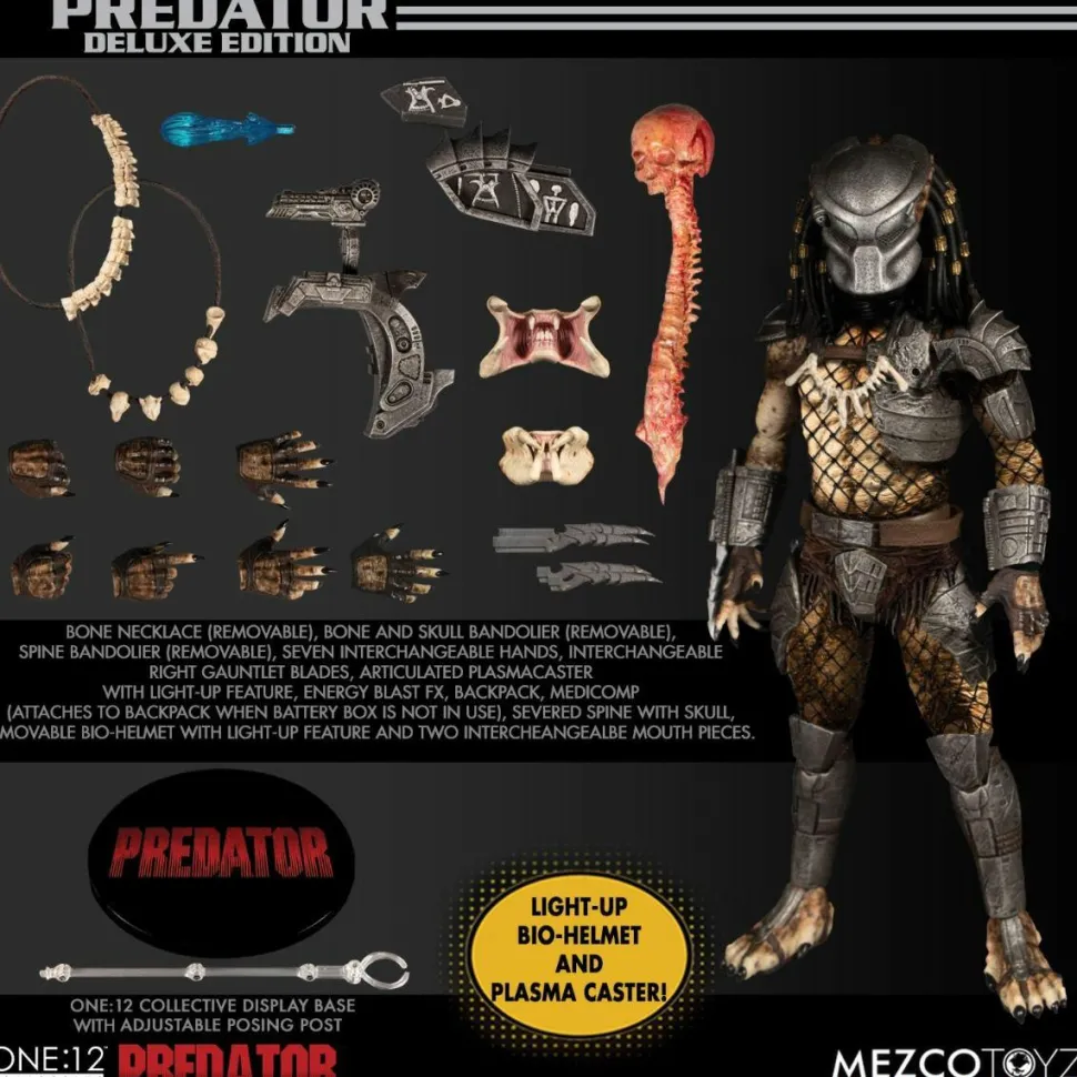 Predator - Predator Deluxe One:12 Collective 1/12th Scale Action Figure (Int Sales Only)
