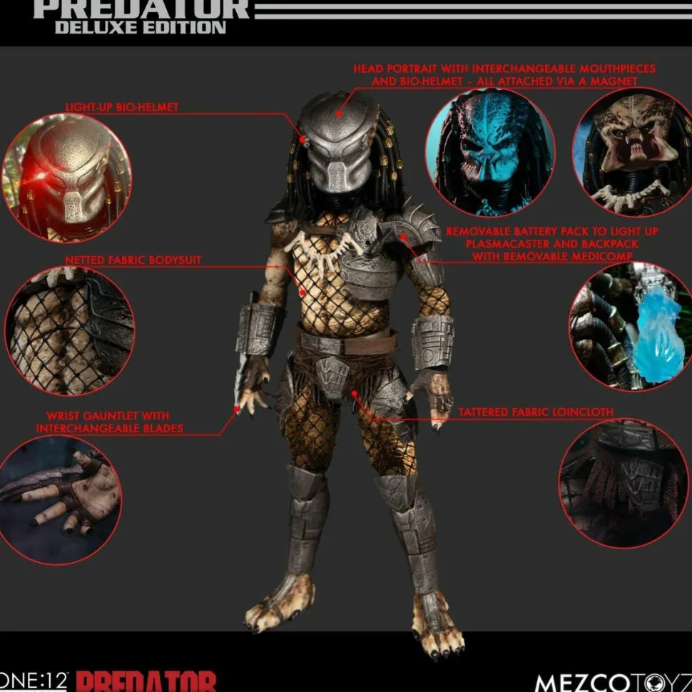 Predator - Predator Deluxe One:12 Collective 1/12th Scale Action Figure (Int Sales Only)