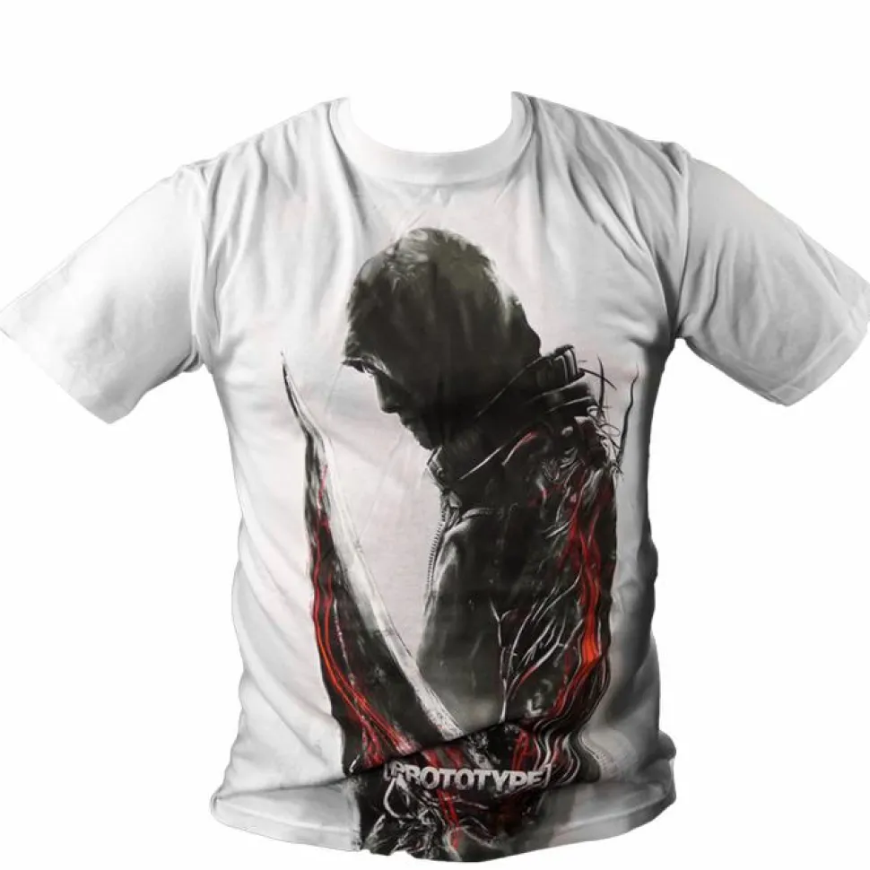 Prototype - Morphed Arm White Male T-Shirt