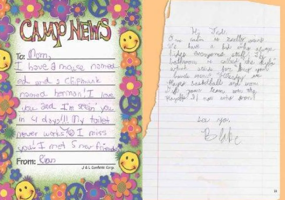 P.S. I Hate It Here!: Kids' Letters From Camp by Diane Falanga Paperback Book