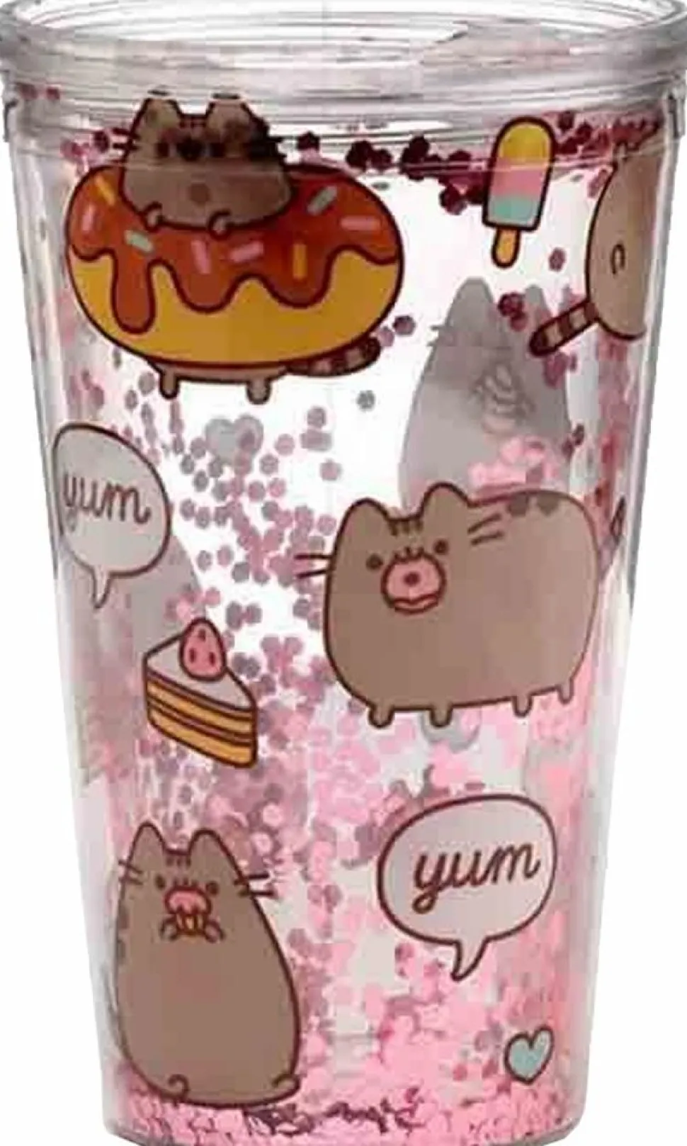 Pusheen - Foodie Double Walled Cup with Straw