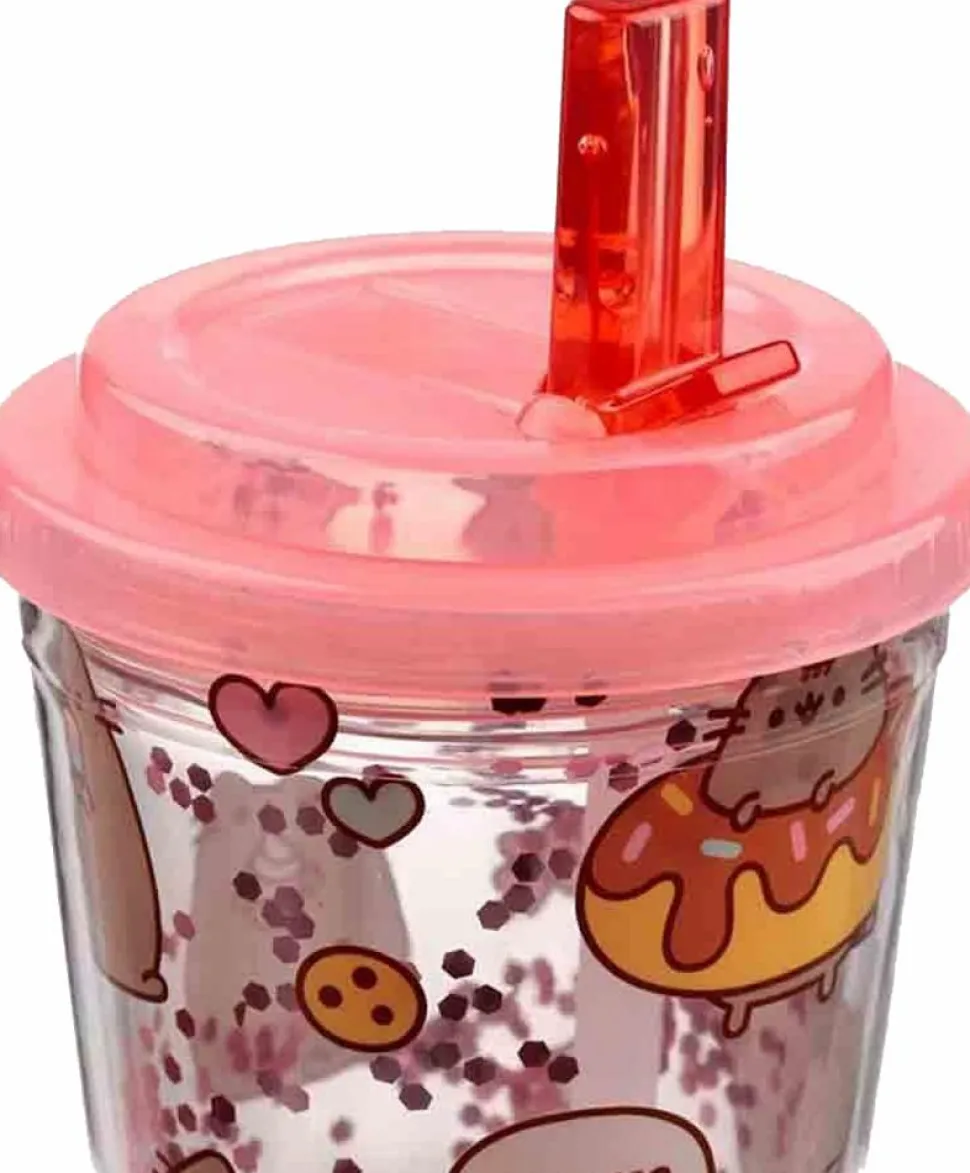 Pusheen - Foodie Double Walled Cup with Straw