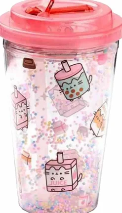 Pusheen - Pusheen Sips Double Walled Cup with Straw
