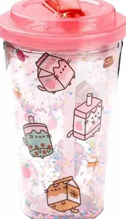 Pusheen - Pusheen Sips Double Walled Cup with Straw