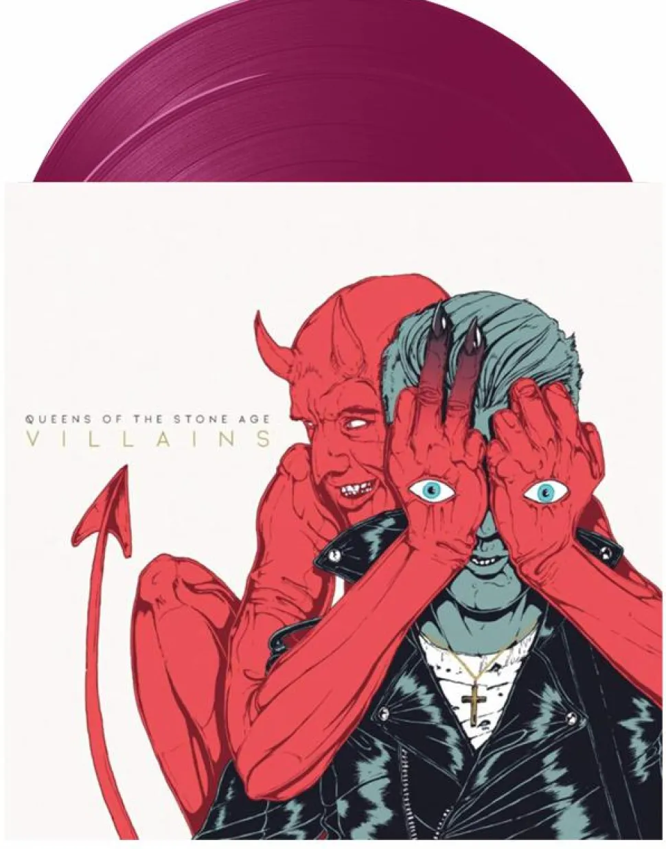 Queens of the Stone Age - Villains 2xLP Vinyl Record (Magenta Coloured Vinyl)