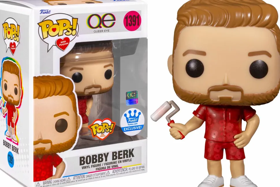 Queer Eye - Bobby Berk Pops! with Purpose Pop! Vinyl Figure (Funko / Popcultcha Exclusive)