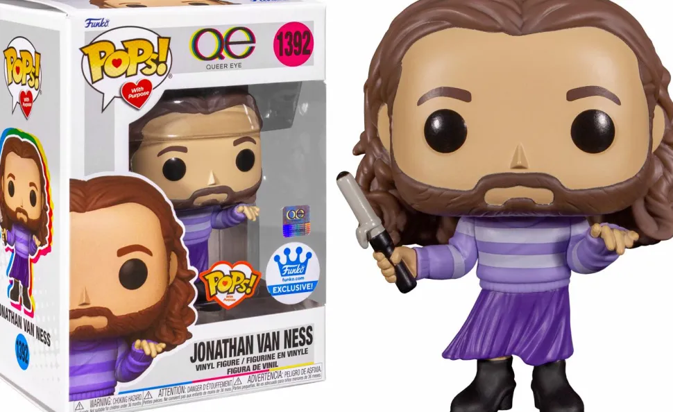 Queer Eye - Jonathan Van Ness Pops! with Purpose Pop! Vinyl Figure (Funko / Popcultcha Exclusive)