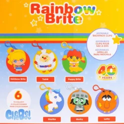Rainbow Brite (1984) - CheeBee! Blind Bag Backpack Clip (Display of 24)