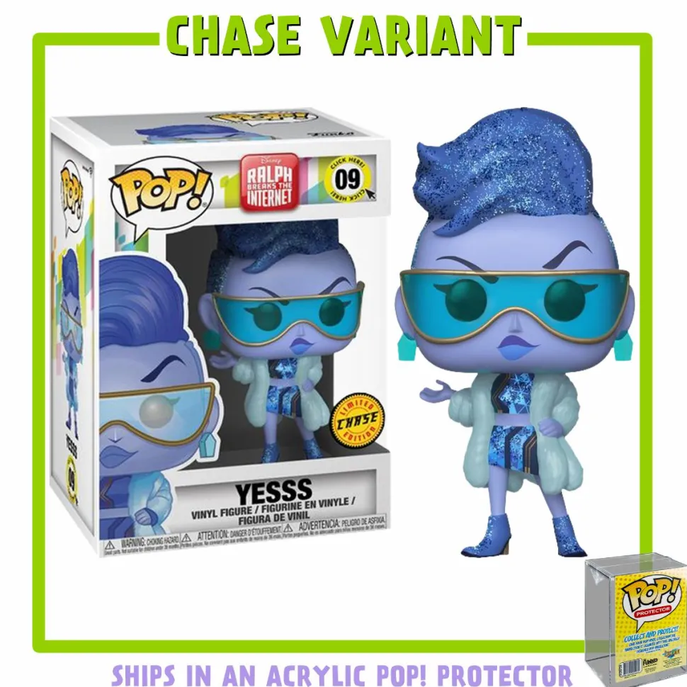 Ralph Breaks The Internet - Yesss Pop! Vinyl Figure in Acrylic Protector (Chase Variant)