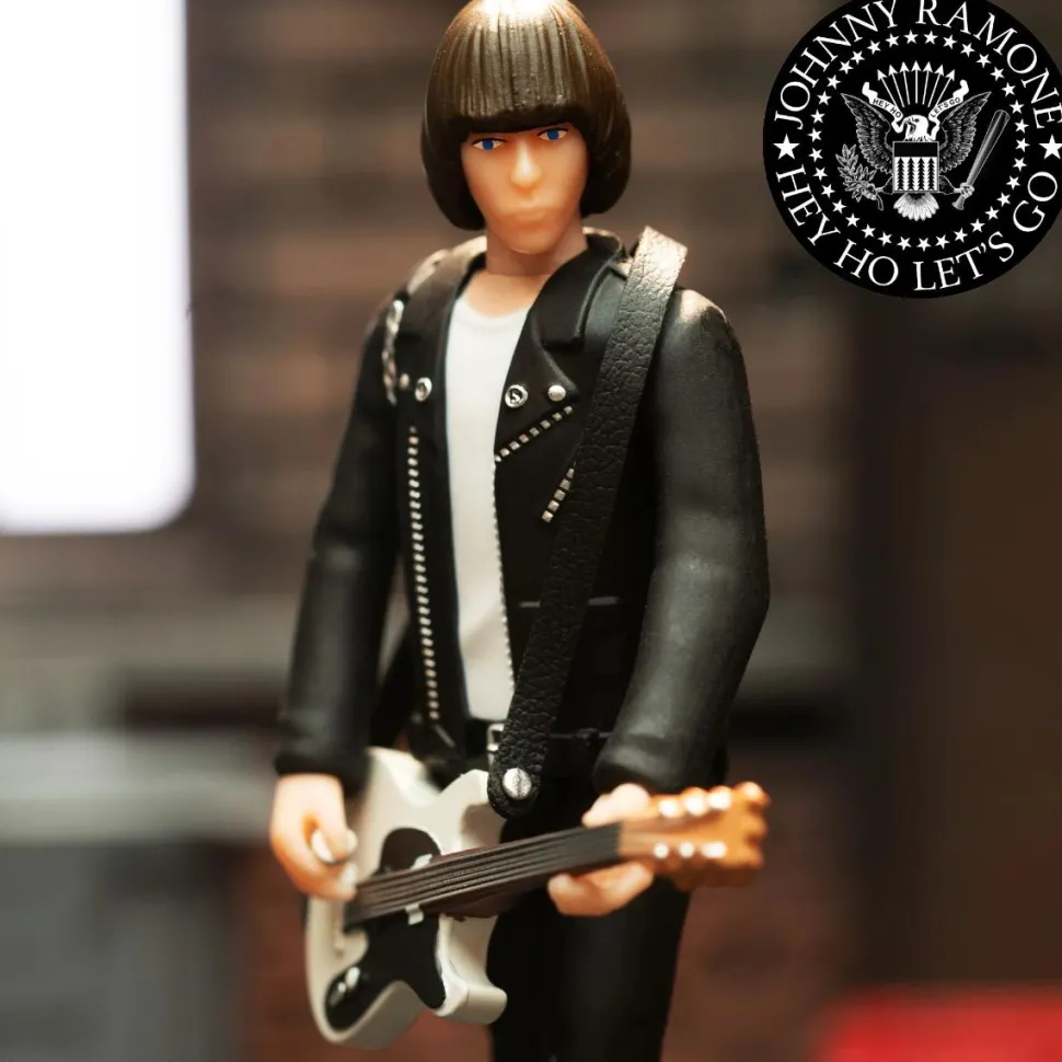 Ramones - Johnny Ramone (White Shirt) ReAction 3.75" Action Figure