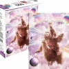 Random Galaxy - Laser Eyes Sloth & Llama 500 Piece Jigsaw Puzzle