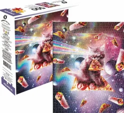 Random Galaxy - Pizza Cat 500 Piece Jigsaw Puzzle