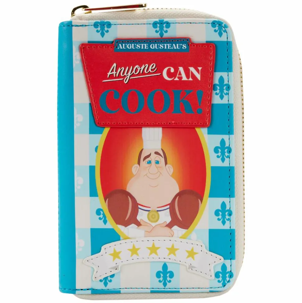 Ratatouille - Gusteau’s Cookbook 15th Anniversary 4” Faux Leather Zip-Around Wallet