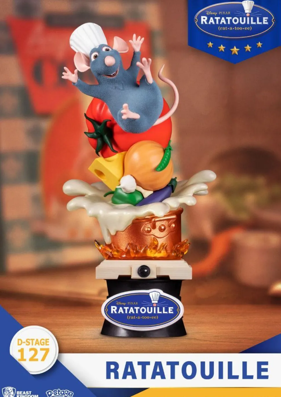Ratatouille - Ratatouille D-Stage 6" Diorama Statue