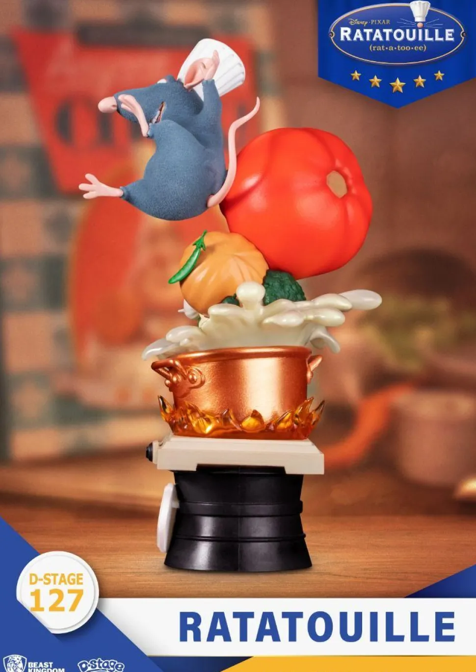 Ratatouille - Ratatouille D-Stage 6" Diorama Statue