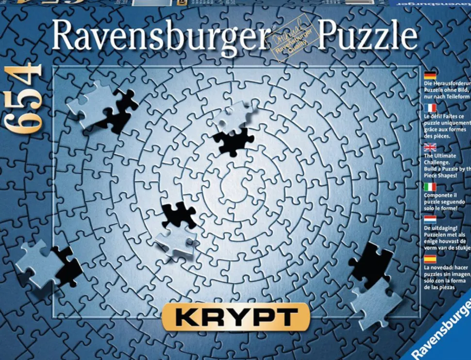 Ravensburger - Krypt Silver Spiral 654 pieces Jigsaw Puzzle