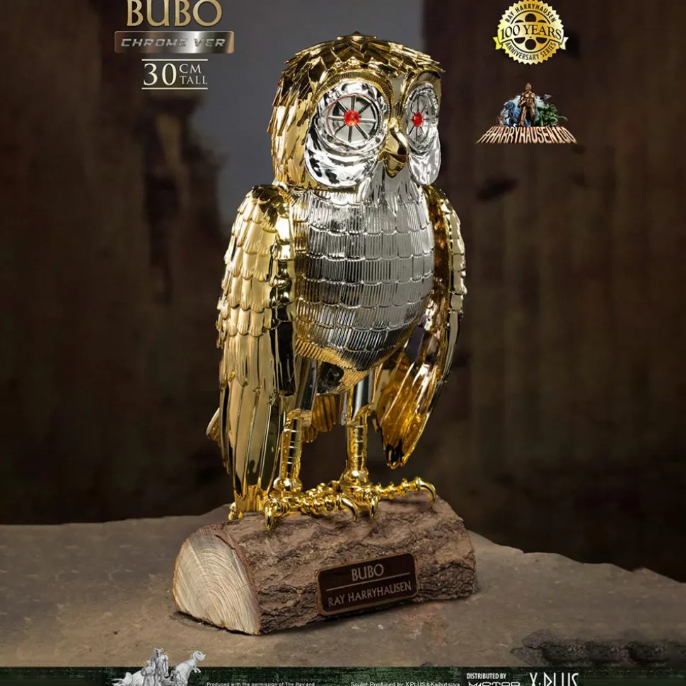 Ray Harryhausen - Bubo the Owl (Chrome Version) 12" Statue