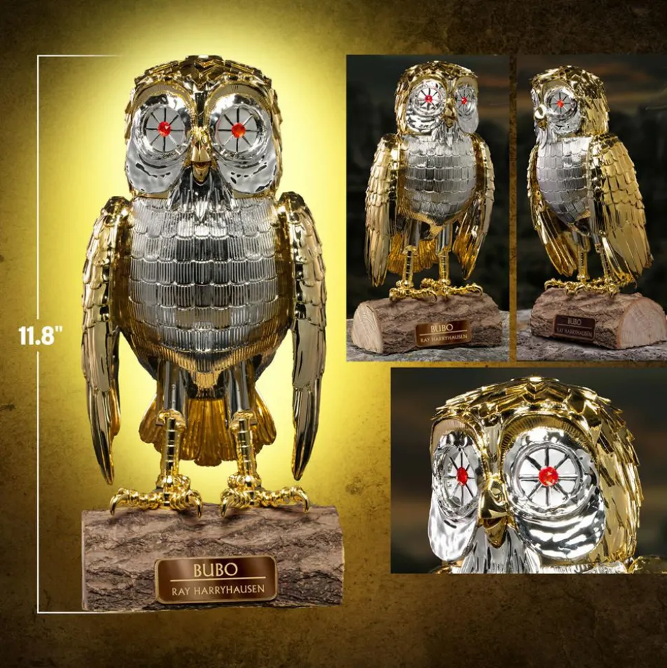 Ray Harryhausen - Bubo the Owl (Chrome Version) 12" Statue