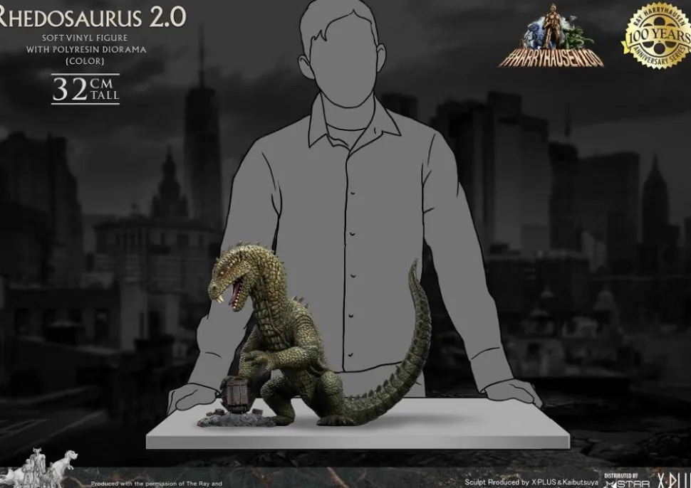 Ray Harryhausen - Rhedosaurus (2.0) 12” Statue Colour Version