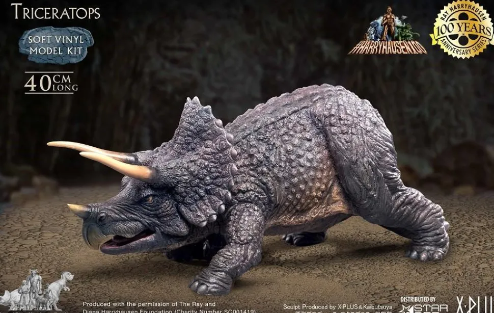 Ray Harryhausen - Triceratops 16” Model Kit Statue