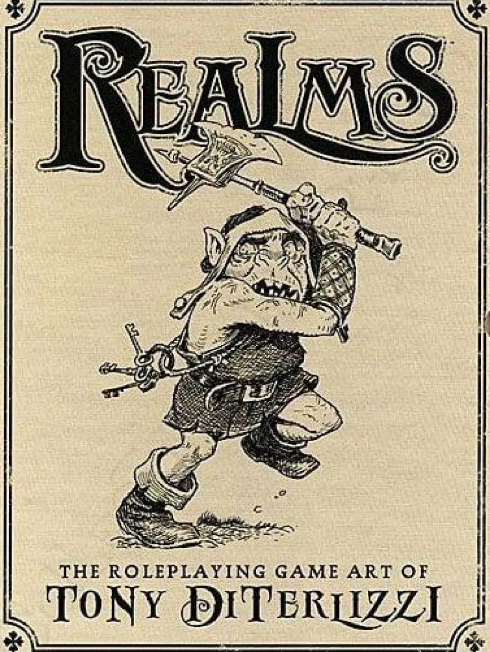 Realms: The Roleplaying Game - The Art of Tony DiTerlizzi Limited Edition Hard Cover Book