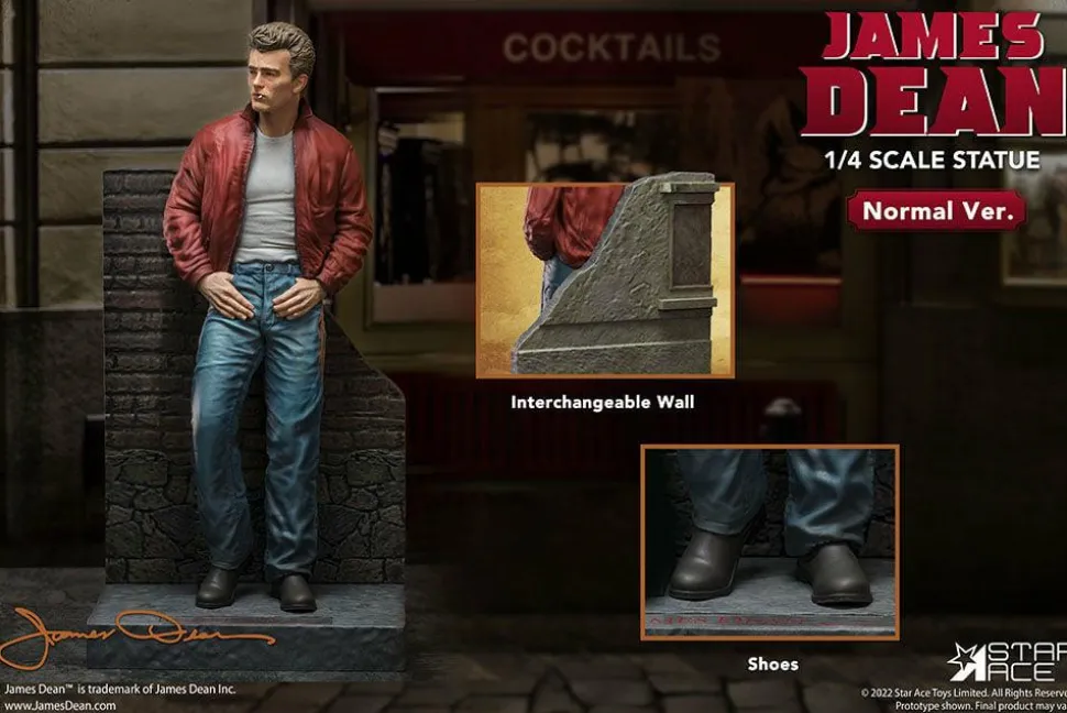 Rebel Without a Cause (1955) - James Dean as Jim Stark 1/4 Scale Statue