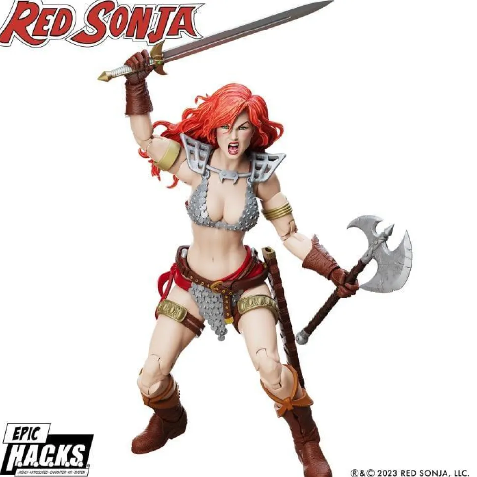 Red Sonja - Red Sonja 50th Anniversary Epic H.A.C.K.S. 1/12th Scale Action Figure