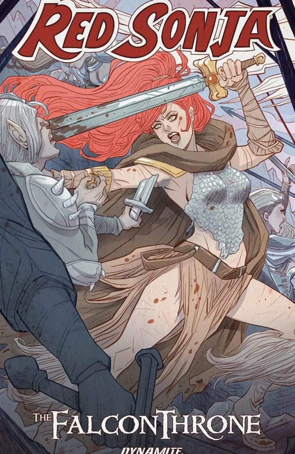 Red Sonja - The Falcon Throne Trade Paperback Book