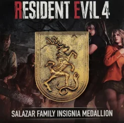 Resident Evil 4 - Salazar Family Insignia Limited Edition Metal Medallion